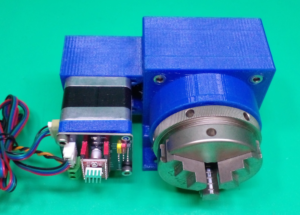 Homemade Dividing Head Chuck with step motor for Milling Machine