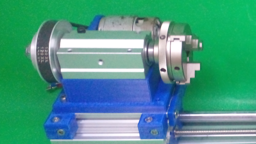 Homemade Lathe Spindle Chuck Headstock CSB20 DIY 3D Printer CNC Project