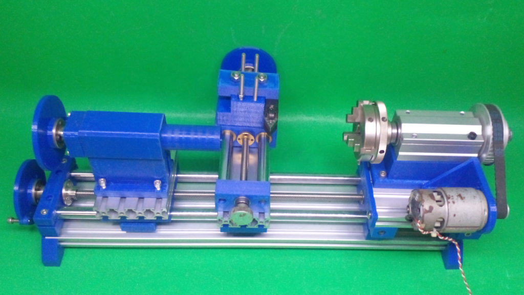 Homemade X Slide Base DIY Cheap Mini Lathe 3D Printer CNC Project