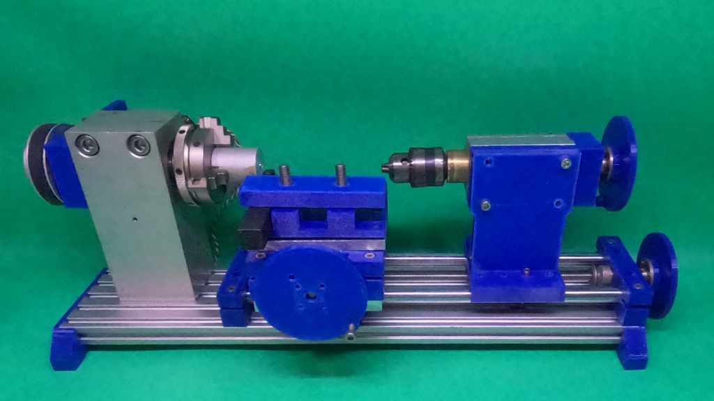 Homemade Lathe Spindle DIY Tailstock Chuck 3D Printer