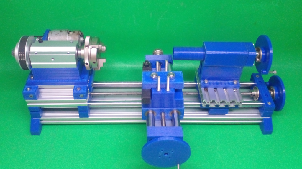 Homemade Y Slide Base DIY Cheap Mini Lathe 3D Printer CNC Project