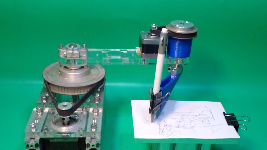 Homemade DIY Scara Robot Arm Robotic Acrylic 3D Printer