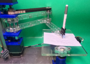 DIY Scara Robot Arm Homemade Acrylic CNC 3D Printer