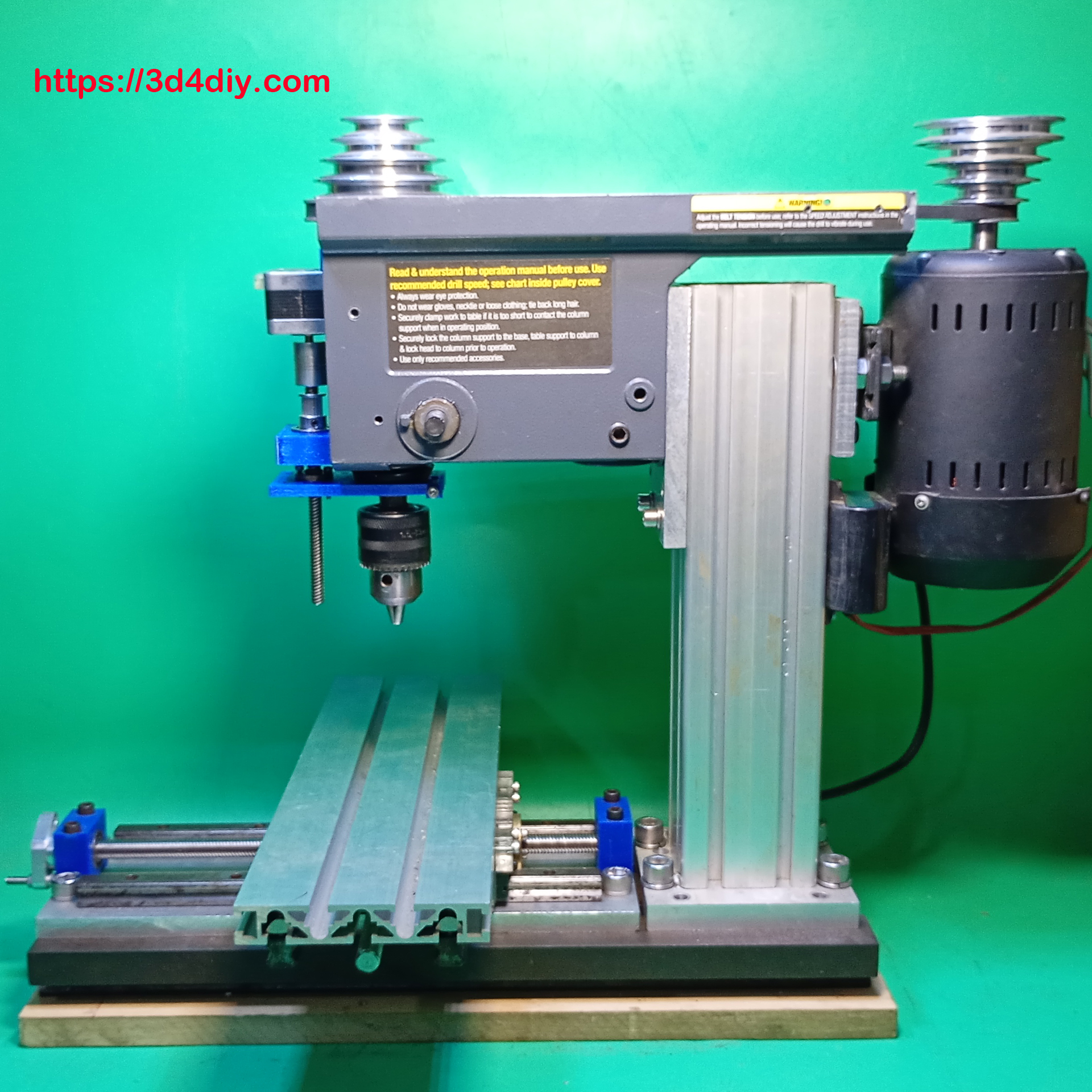 Extend the Workbench for Bench Drills Press DIY Milling Machine