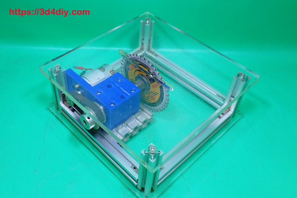 DIY Circular Table Saw 3D Printer 775 Motor Homemade