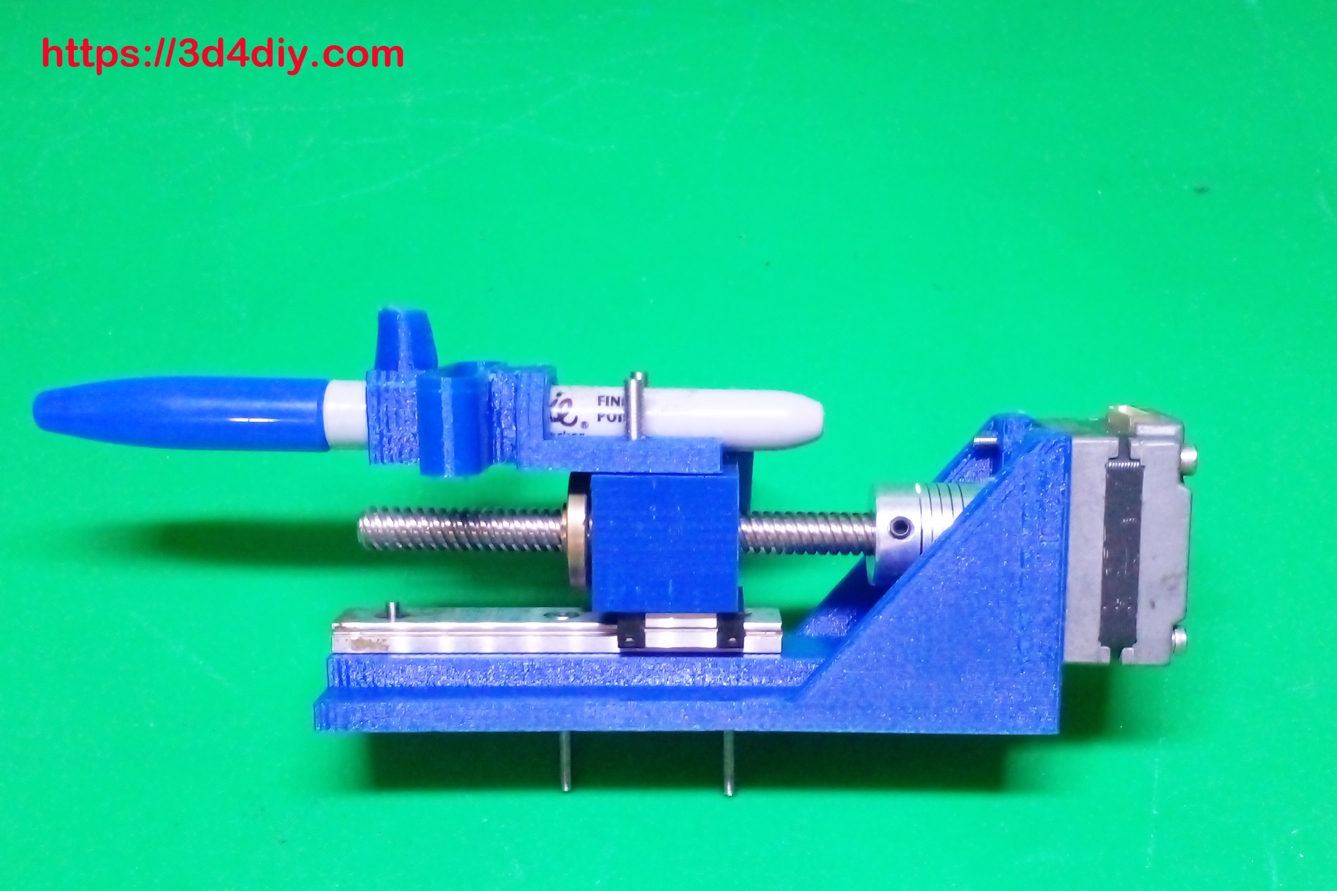 DIY Pen Holder Plotter Homemade Z Axis Slider Engraver Machine