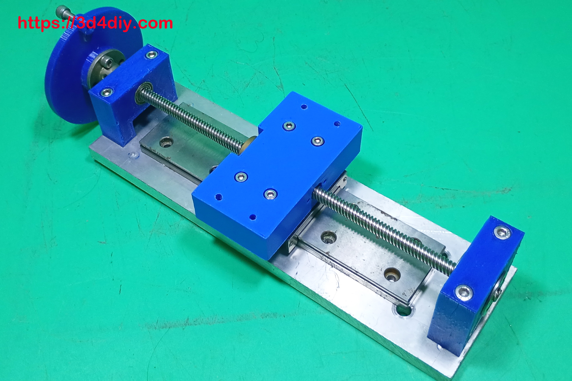 Homemade Axis Slider Motion 42 mm DIY Milling CNC Machine