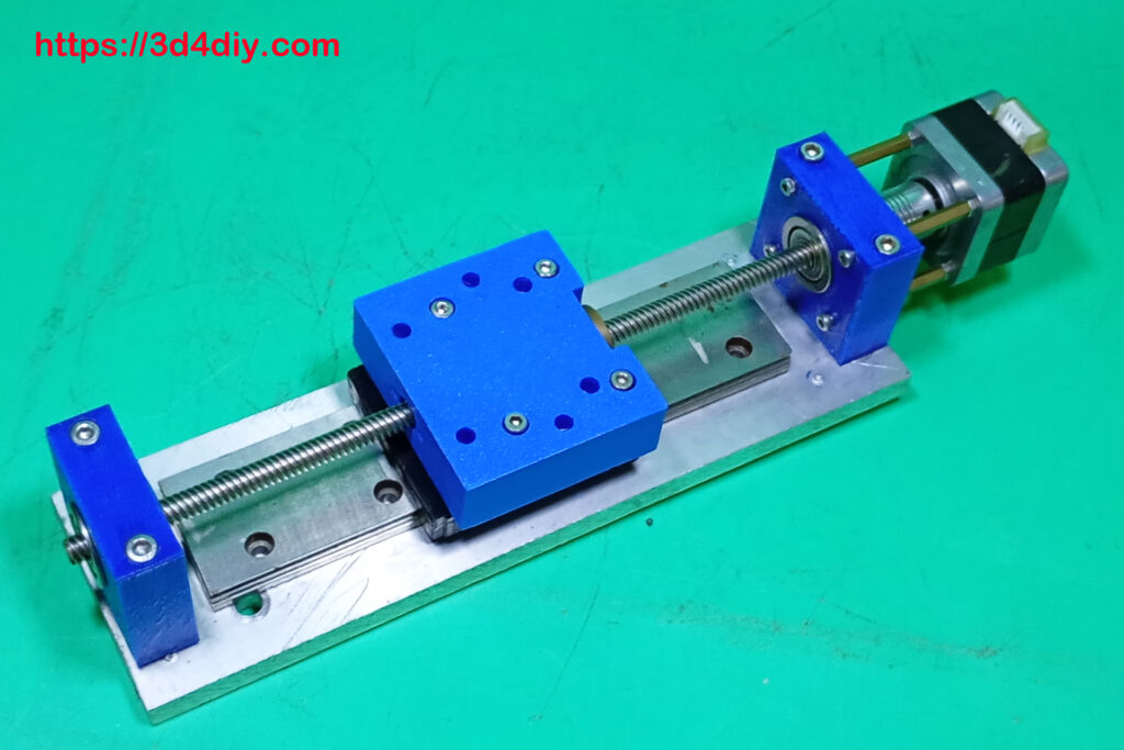 Homemade Axis Motion Slider 42 mm DIY Milling CNC Machine